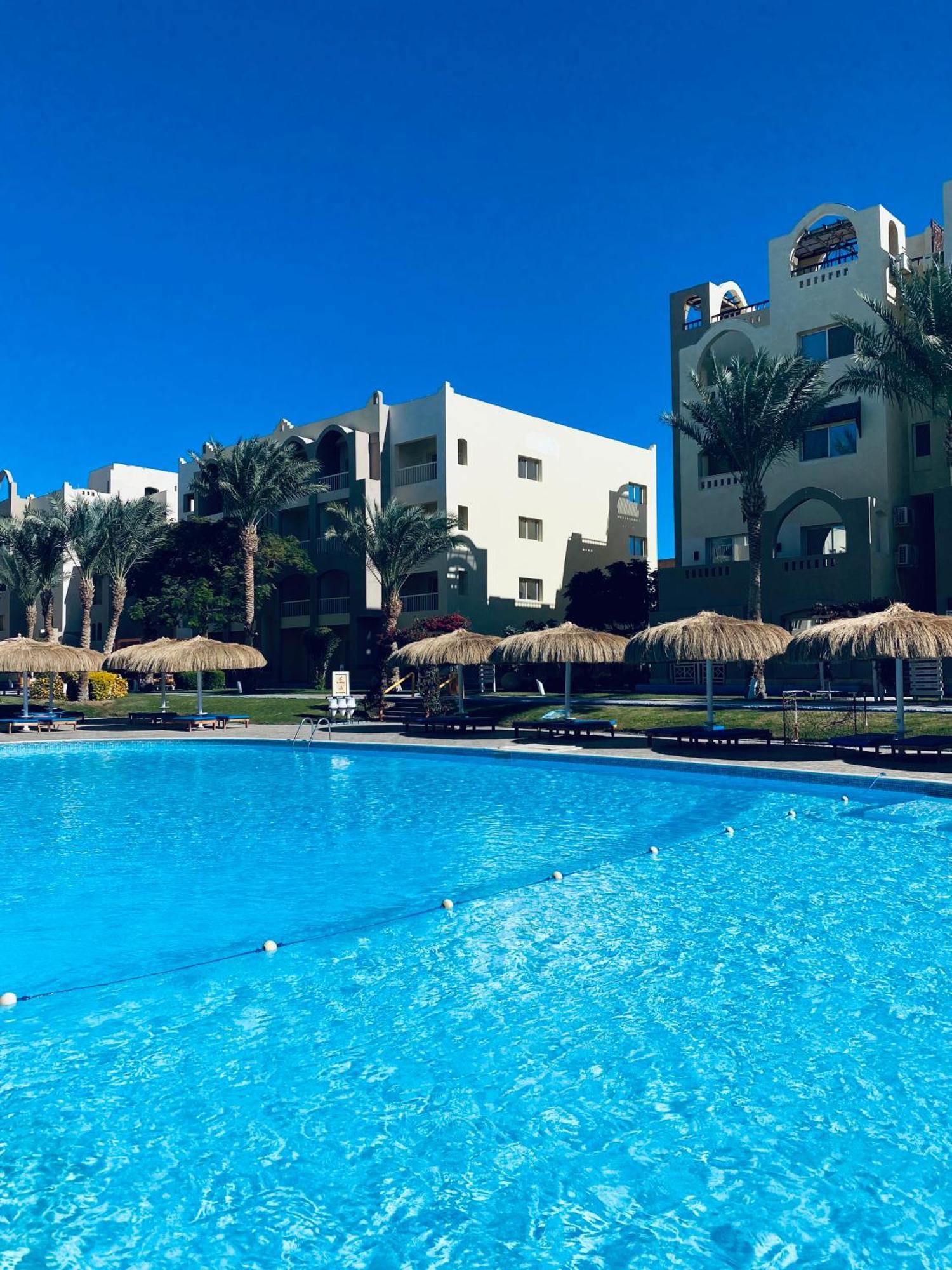 Apartment In El Karma Aqua Beach Resort Hurghada Near El Gouna Exterior photo